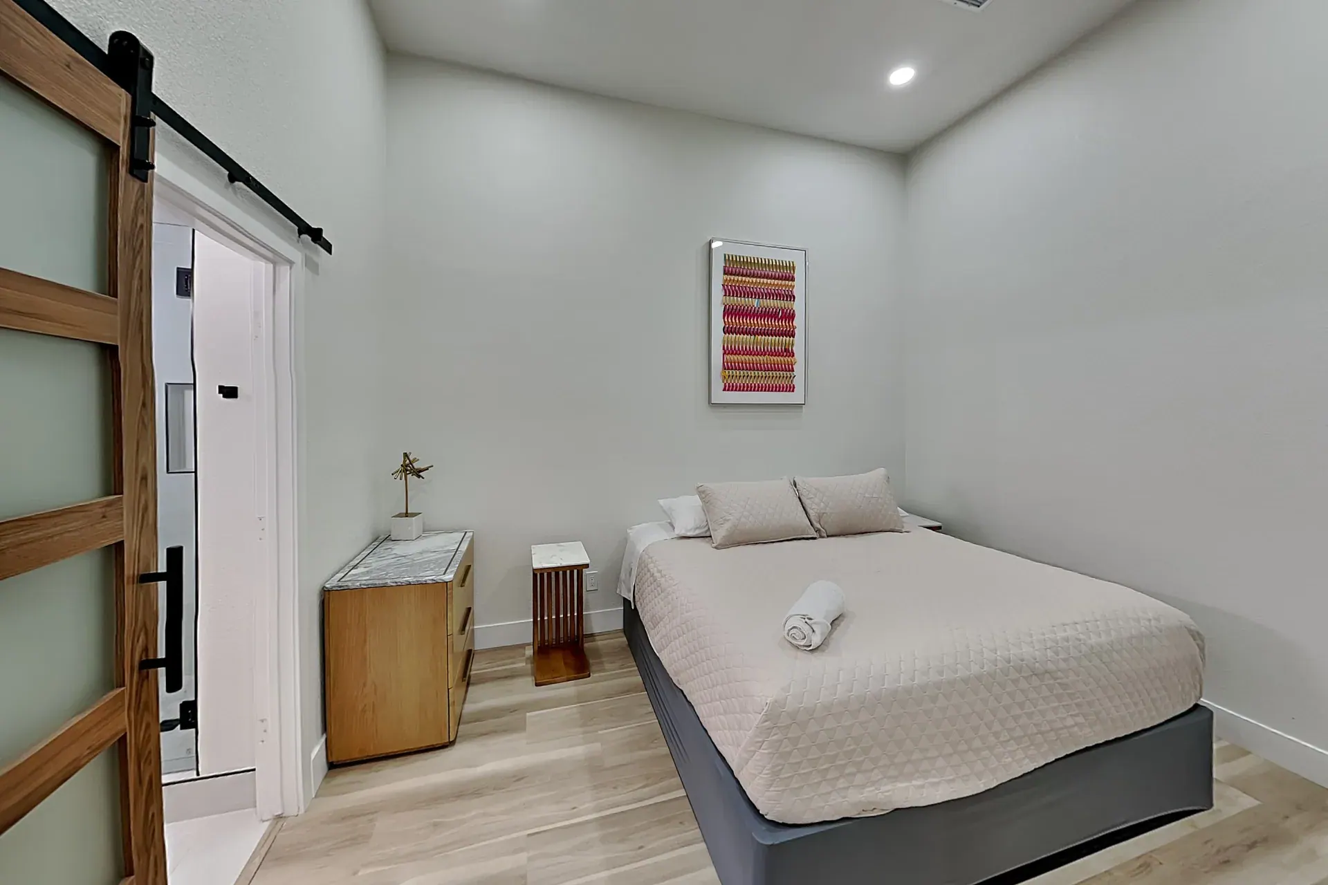Bedroom 2 — King · private bath