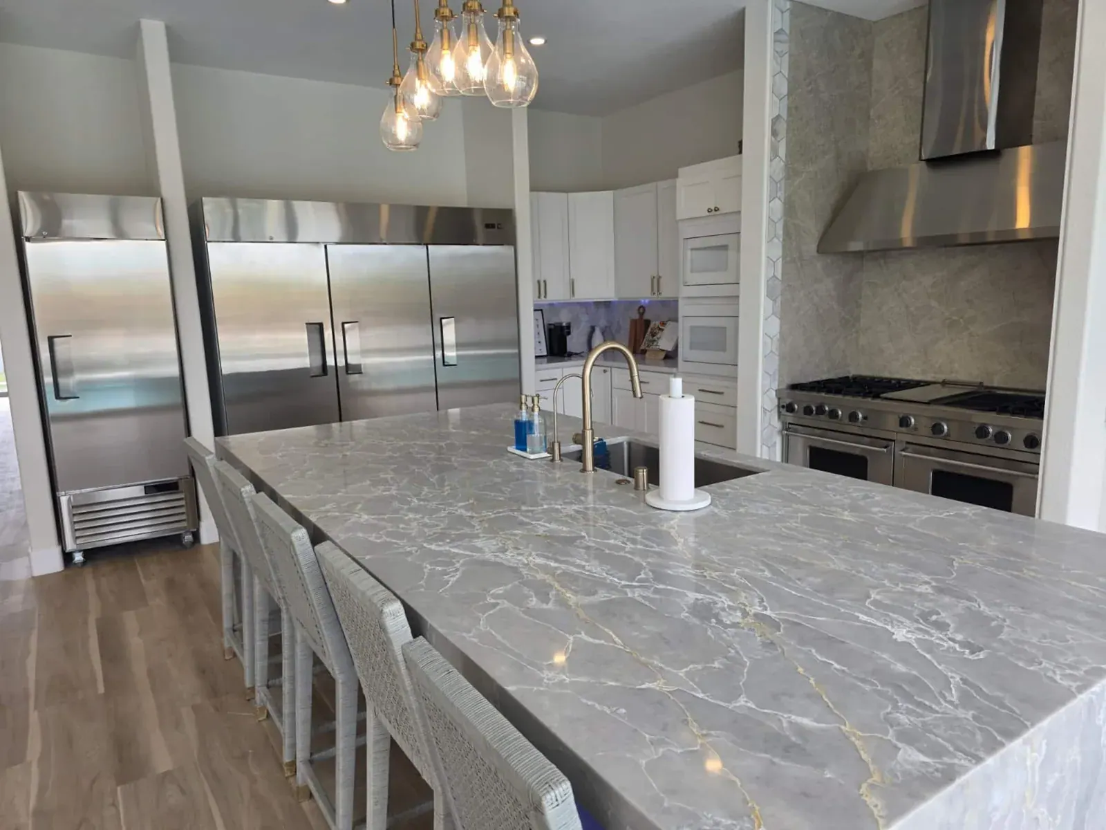The chef’s kitchen