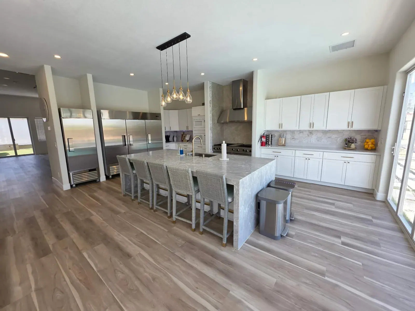 The chef’s kitchen