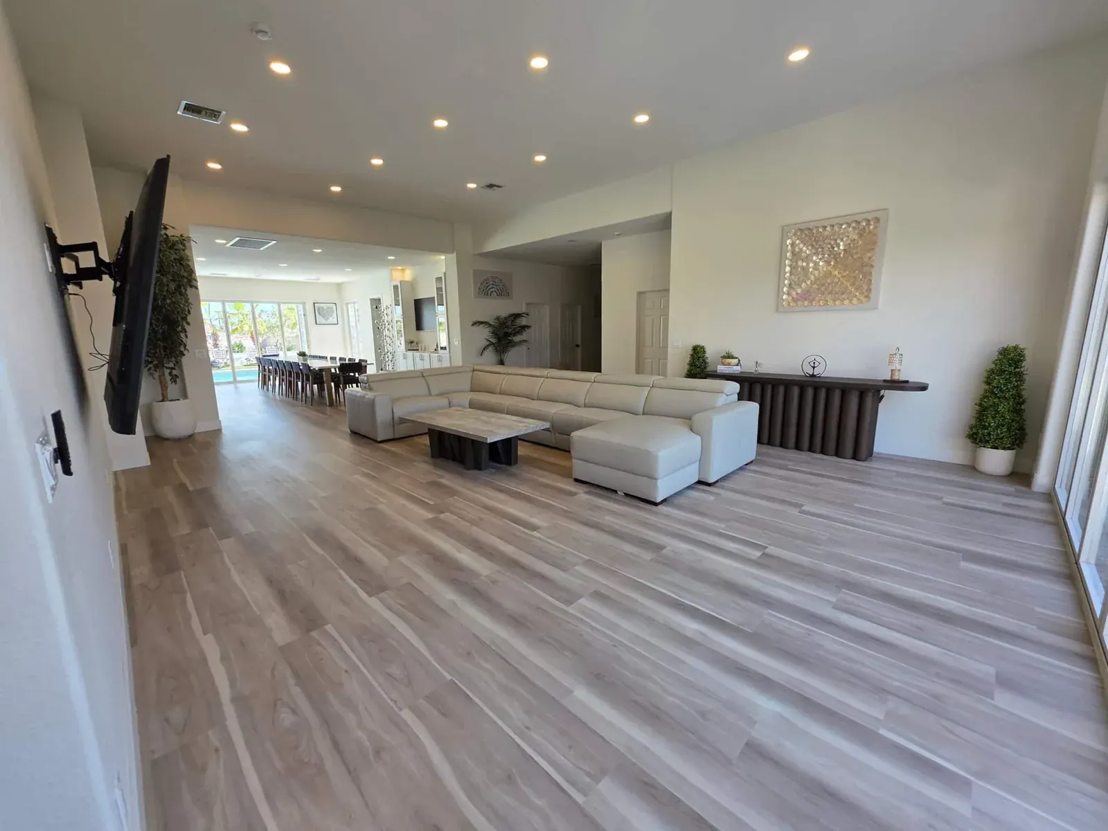Seating area in the main living space