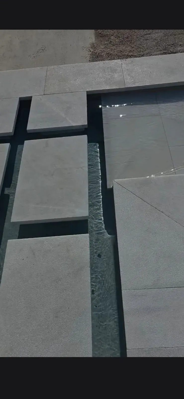 Loungers along the pool deck